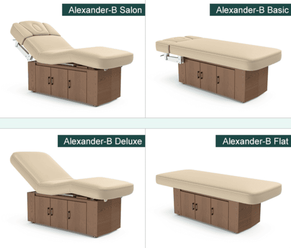 Alexander-B Multi-purpose Fully Electric Spa Treatment Table Massage Bed