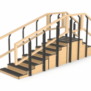Convertible Rehab Staircase Training Stairs with Platform