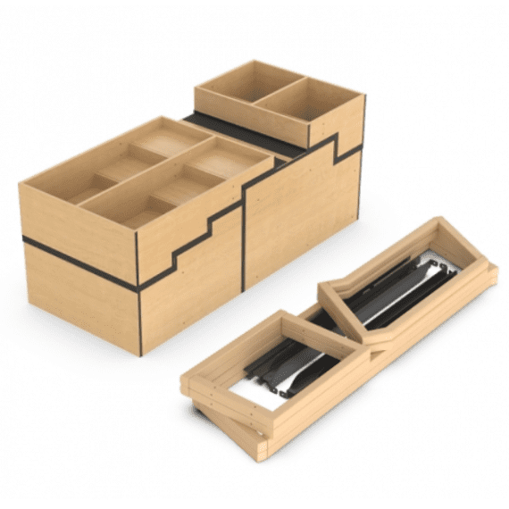 Convertible Rehab Staircase Training Stairs with Platform