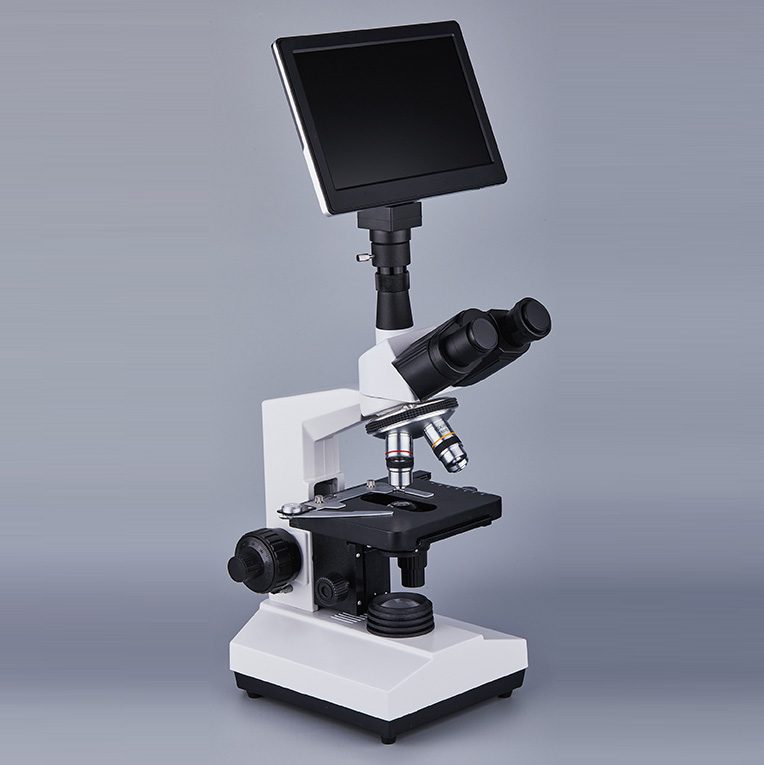 HXSZ-107TD Optical Binocular Biological Microscope with LCD Screen