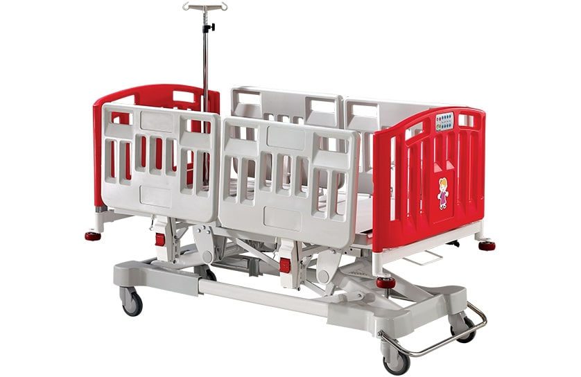 K024 / E-3M 3 Motorized Pediatric Patient Care Beds (Manual Lengthening)