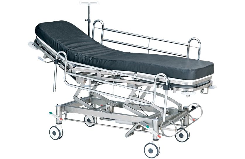 K034 / K Stainless Steel Stretcher With Hydraulic Height Adjustment