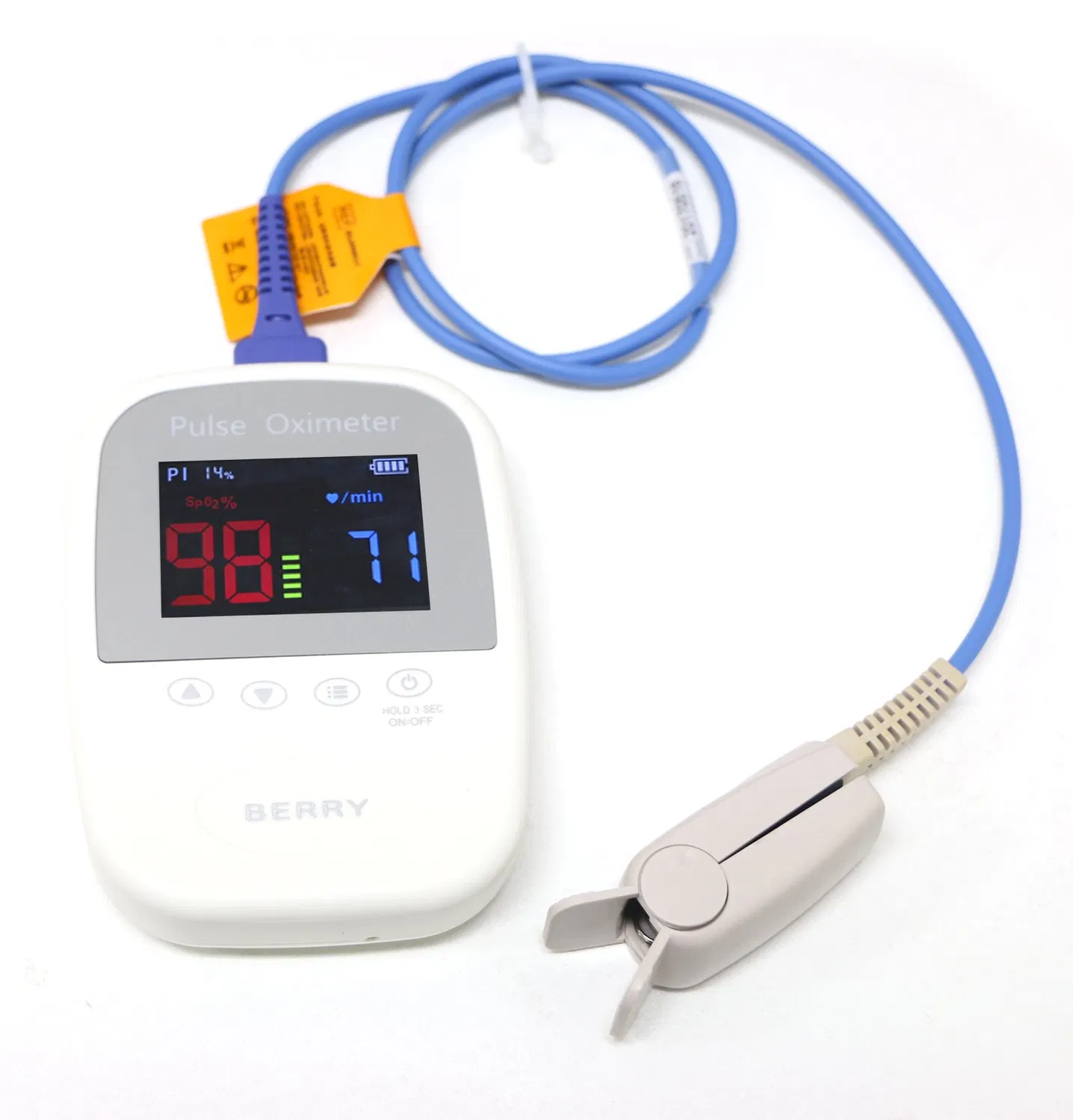LCD Display Handheld Pulse Oximeter – Multi-Probe SpO₂ & Pulse Monitor