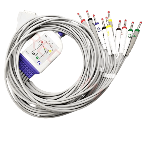 Medical Holter 10 Lead ECG Cables