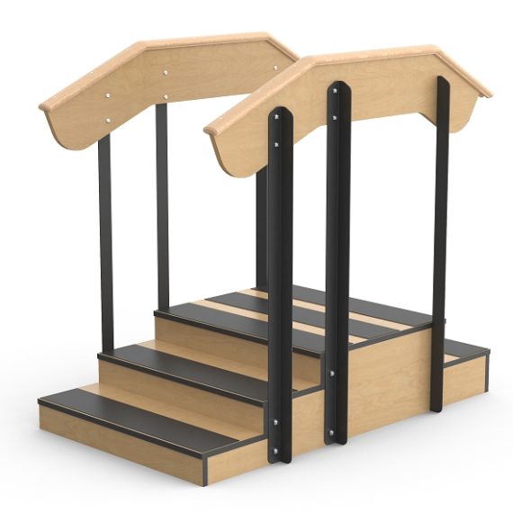 Two-Sided High Low Rehabilitation Staircase