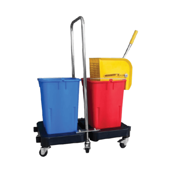 Wringer Trolley with Double Bucket – 15 Ltr.