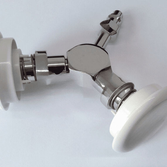 Y-Output For Gas Outlet
