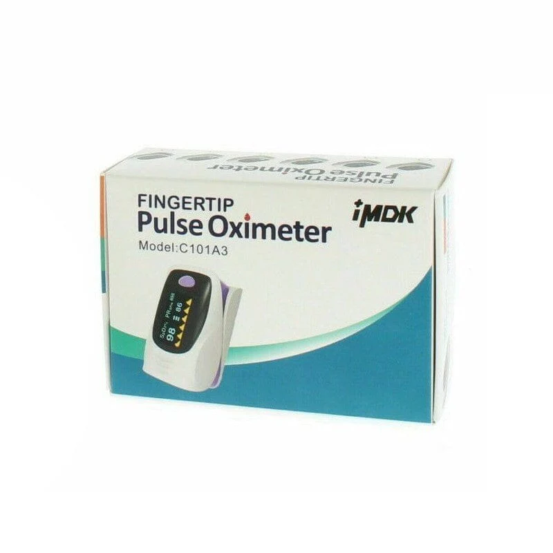 Finger Pulse Oximeter C101A3 IDMK – Portable SpO₂ & Heart Rate Monitor