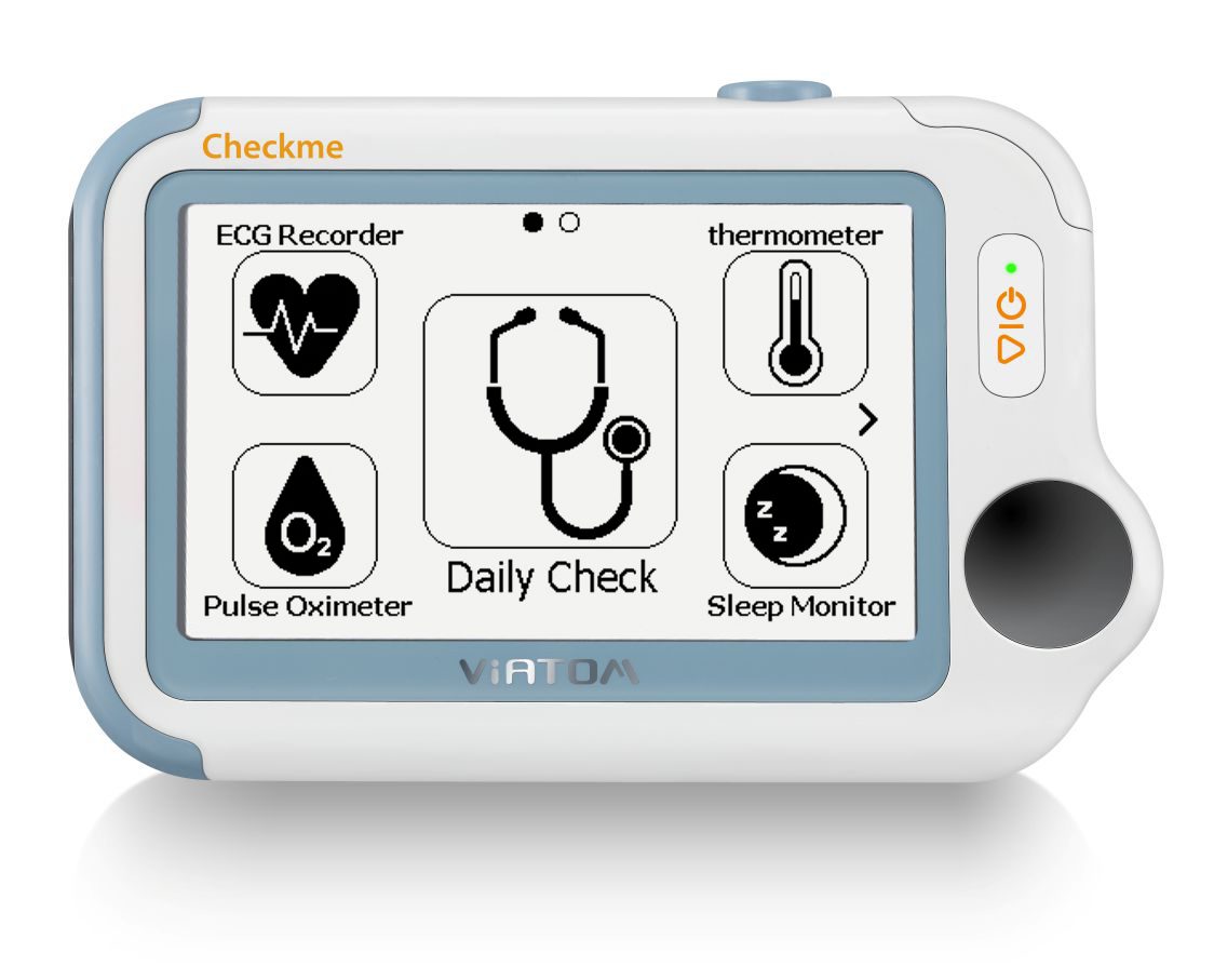 Checkme Pro vital signs monitor with ECG holter & wireless bp monitor