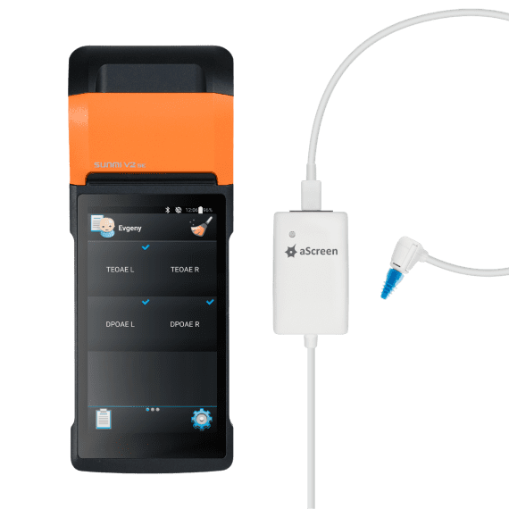 aScreen-Portable Device for Hearing Screening