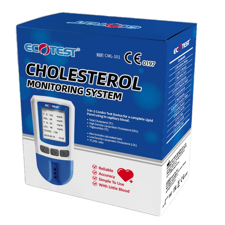 EcoTest 5-in-1 Cholesterol Monitoring System (CML-101)